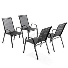 Stackable Garden Chairs Set of