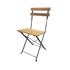 Folding Wooden Bistro Chair