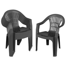 6x Milas Garden Dining Chairs