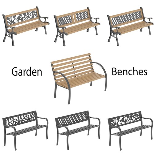 Wooden outdoor seater - 3, garden